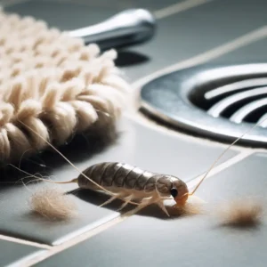 von was ernähren sich Silberfische - ein Silberfisch isst Haare