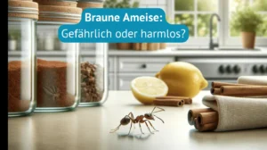 Braune Ameise in Küche