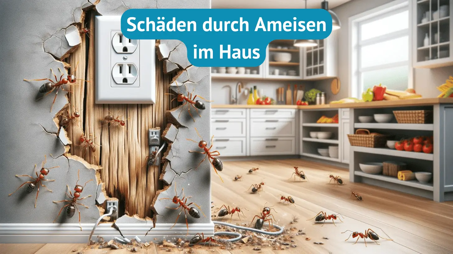 Schäden durch Ameisen im Haus