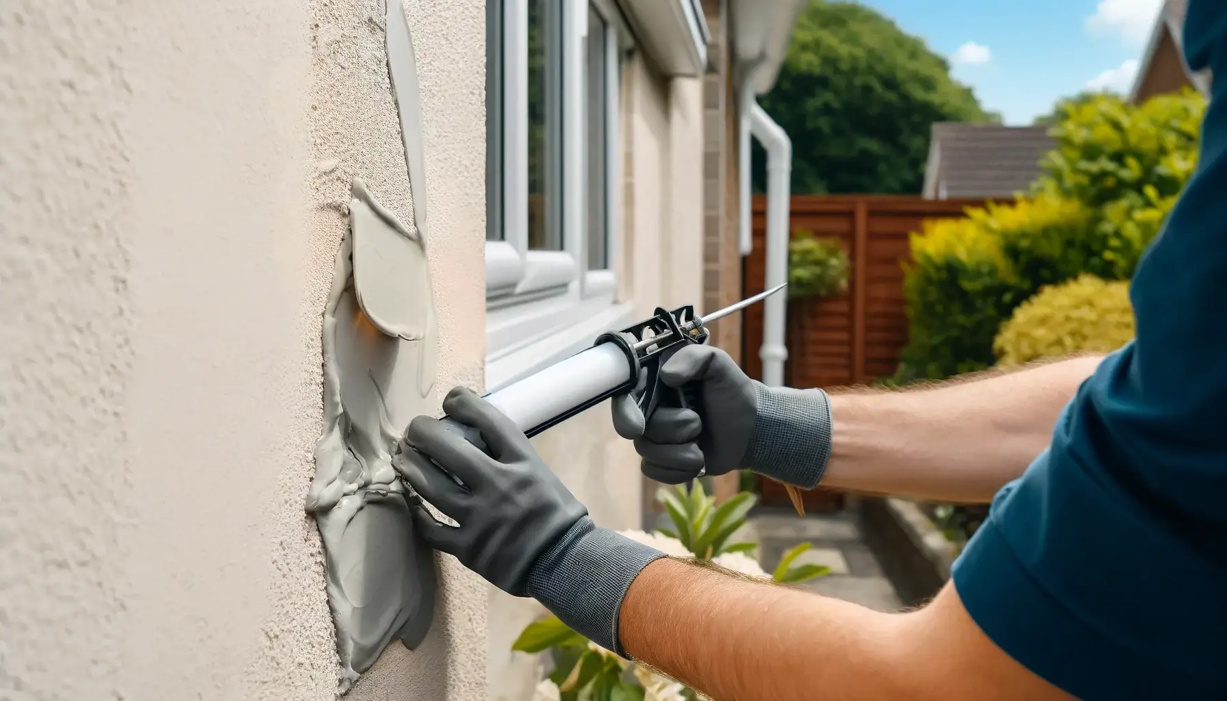 Wespen am Nestbau hindern 