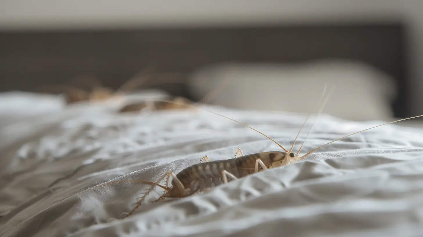 Silberfische im Bett