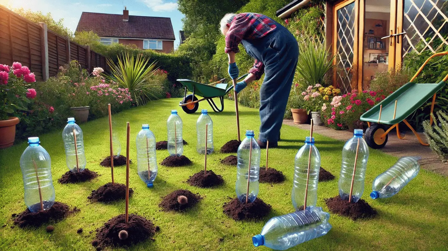 Maulwurf vertreiben Plastikflasche Beitrag