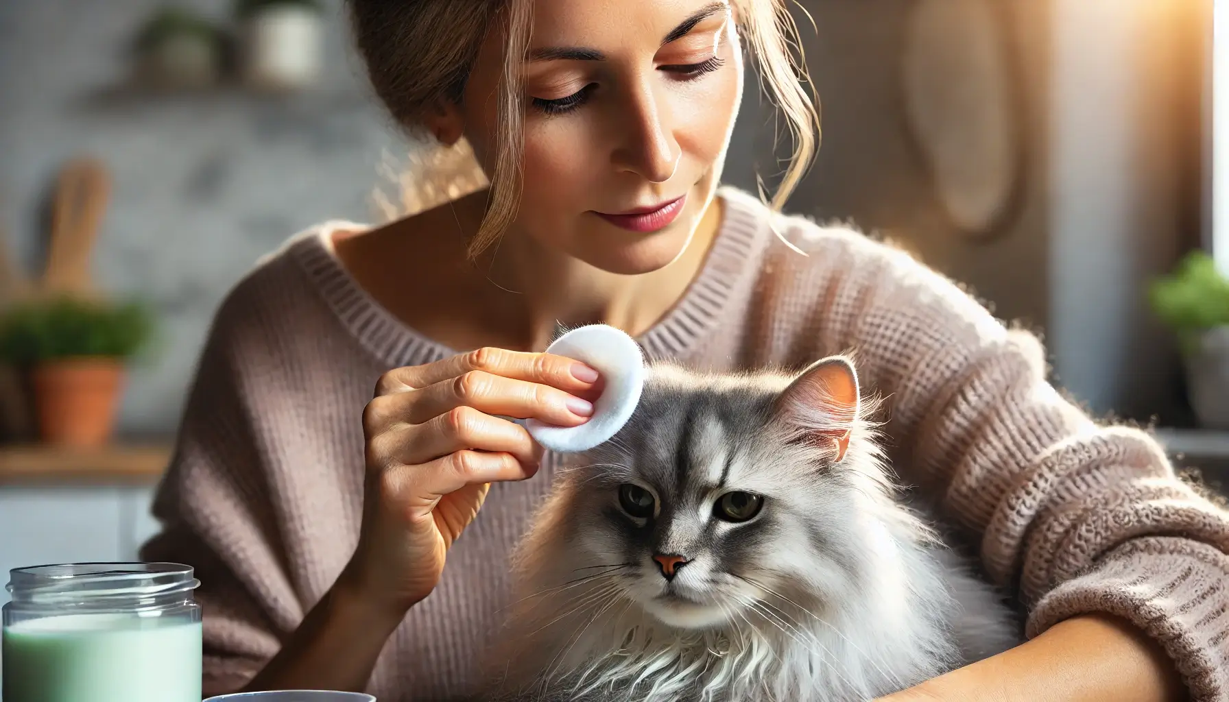 Apfelessig gegen Milben bei Katzen