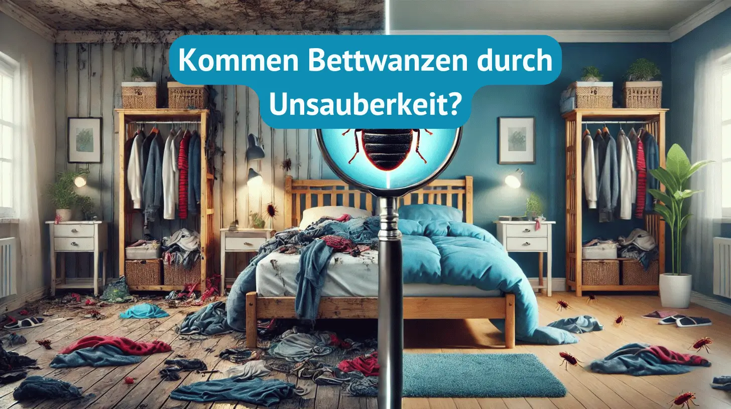 Kommen Bettwanzen durch Unsauberkeit?