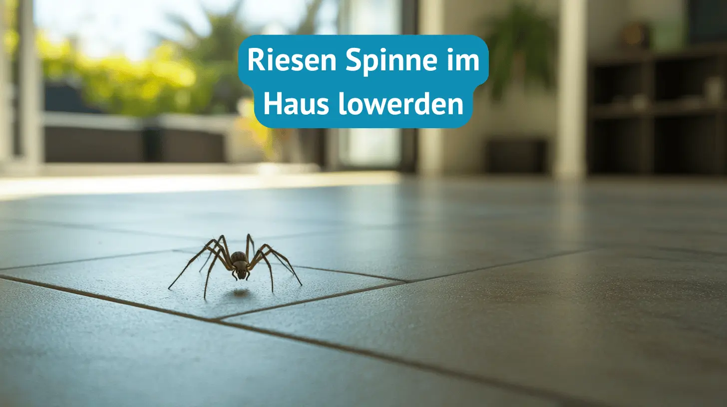 Riesen Spinne im Haus