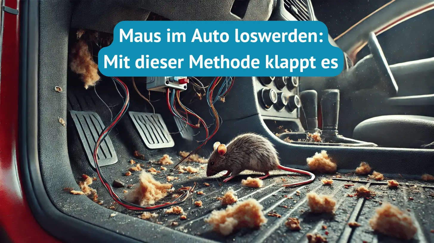 Maus im Auto loswerden