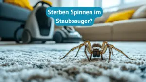 Spinnen im Staubsauger