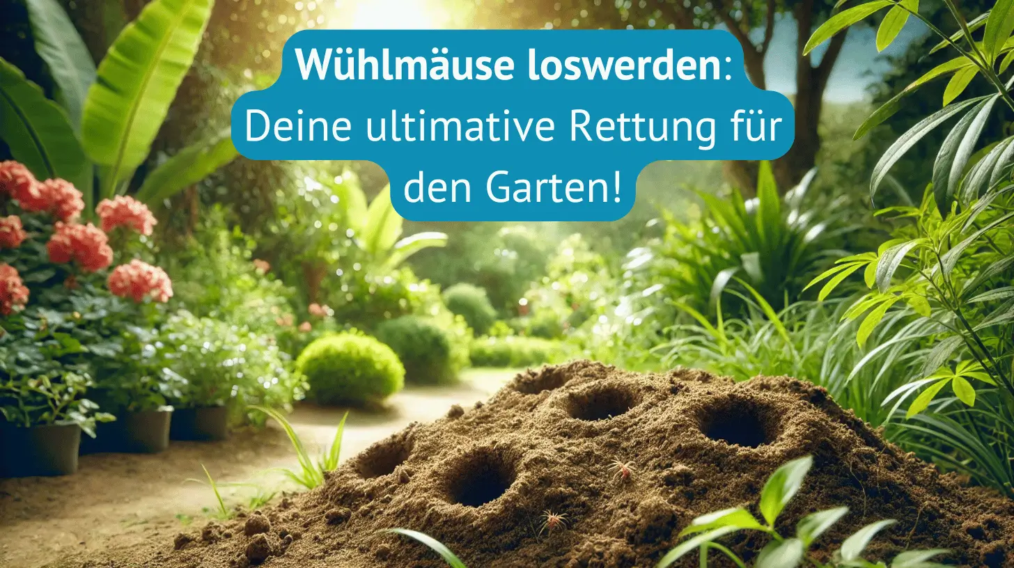 Wühlmäuse loswerden